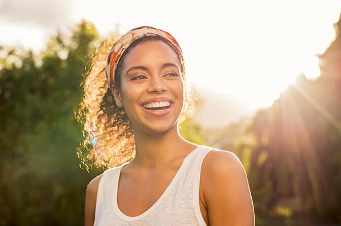 Woman Smiling